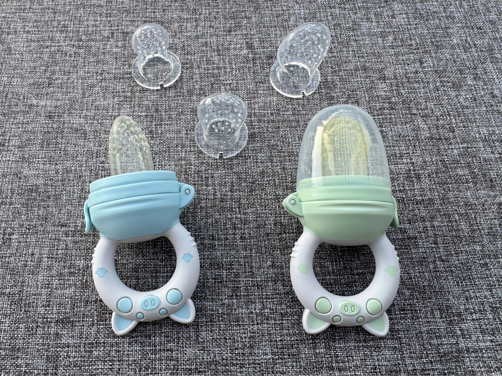 Lot de 2 grignoteuses bébé garçon fille idéal fruits